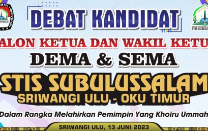 Debat Kandidat Calon Ketua dan Wakil Ketua DEMA dan SEMA