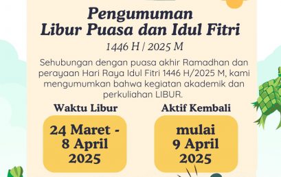 Pengumuman Libur Puasa dan Idul Fitri