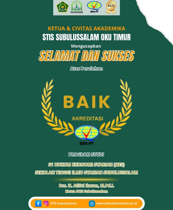 Prodi HES Sukses Pertahankan Peringkat Akreditasi Baik, Pimpinan Sekolah Tinggi dan Unit Kerja di Lingkungan STISS Beri Ucapan Selamat dan Apresiasi