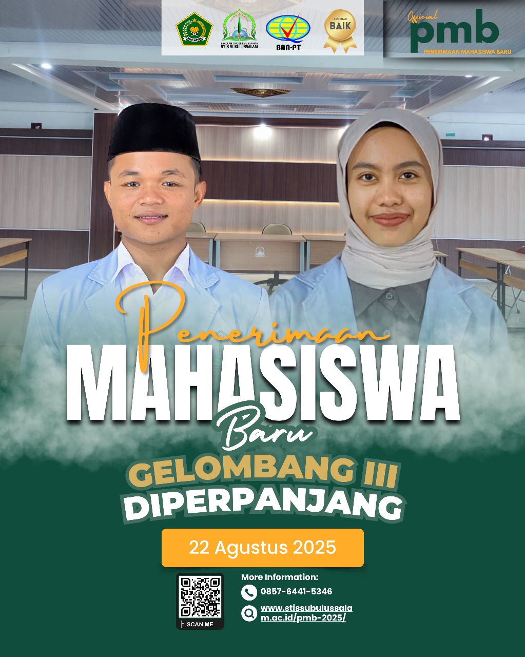 Edaran Perpanjangan Masa Penerimaan Mahasiswa Baru Gelombang III Edaran Perpanjangan Masa Penerimaan Mahasiswa Baru Gelombang III