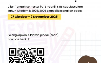 Edaran UTS Ganjil Tahun Akademik 2025/2026