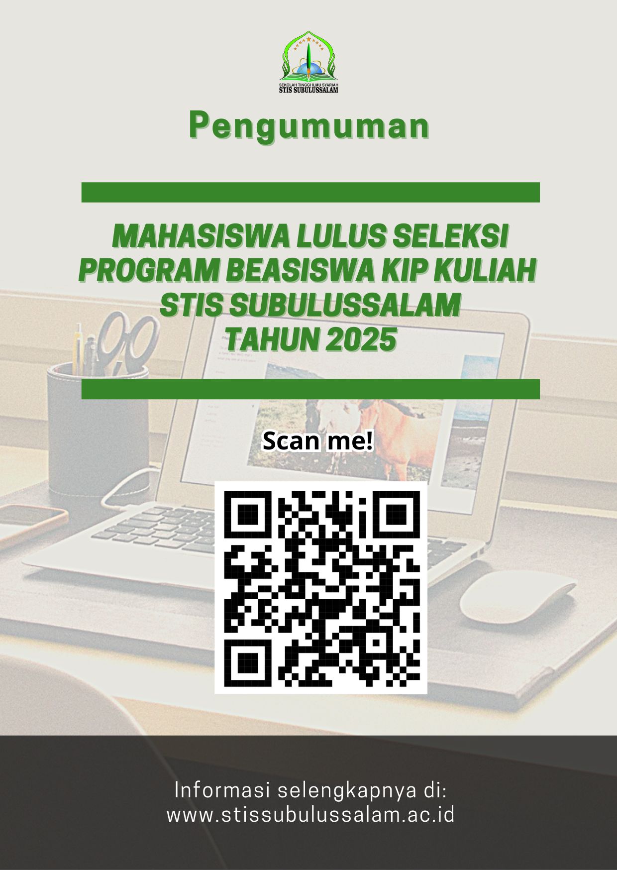 Pengumuman Mahasiswa Lulus Seleksi KIP Kuliah Tahun 2025