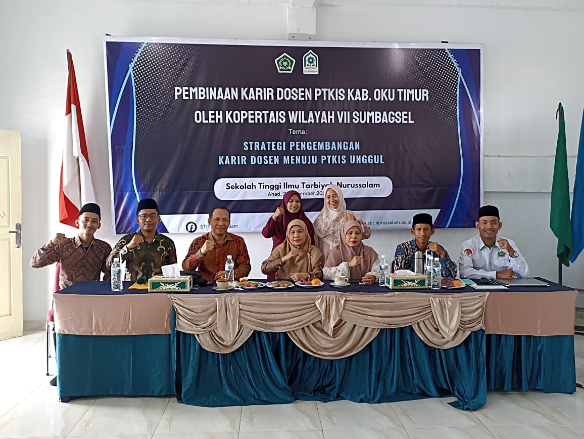 Pembinaan Karir Dosen PTKIS Kabupaten OKU Timur Pembinaan Karir Dosen PTKIS Kabupaten OKU Timur