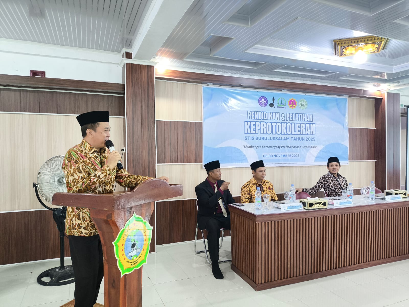 Ketua STISS Buka secara Resmi Kegiatan Pendidikan dan Pelatihan Keprotokoleran