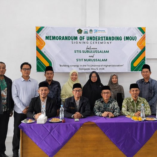 TINGKATKAN MUTU INSTITUSI: STIS SUBULUSSALAM DAN STIT NURUSSALAM LAKUKAN PENANDATANGANAN MoU