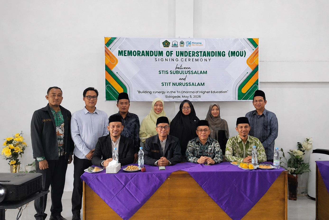 TINGKATKAN MUTU INSTITUSI: STIS SUBULUSSALAM DAN STIT NURUSSALAM LAKUKAN PENANDATANGANAN MoU