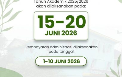 Edaran Pelaksanaan UAS Genap TA 2025/2026