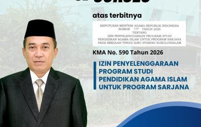 Terbitnya Izin Penyelenggaraan Prodi PAI Menjadi Satu Penyemangat STISS untuk Segera Bertransformasi Menjadi Institut Bahkan Universitas