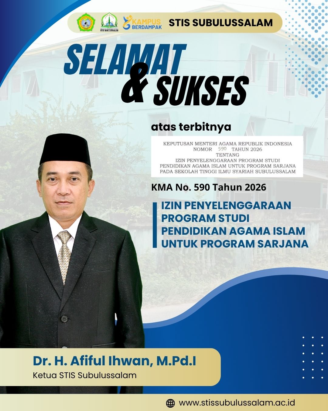 Terbitnya Izin Penyelenggaraan Prodi PAI Menjadi Satu Penyemangat STISS untuk Bertransformasi Menjadi Institut Bahkan Universitas Terbitnya Izin Penyelenggaraan Prodi PAI Menjadi Satu Penyemangat STISS untuk Bertransformasi Menjadi Institut Bahkan Universitas