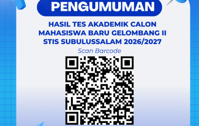 Pengumuman Hasil Tes Potensi Akademik Calon Mahasiswa Baru Gelombang II 2026
