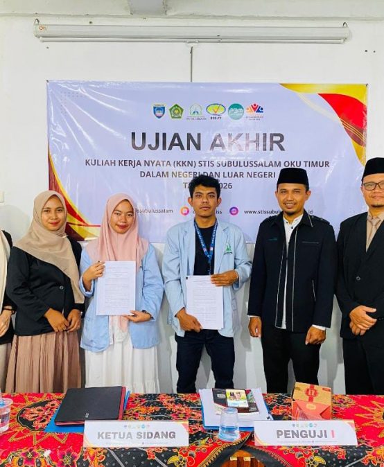 Dua Mahasiswa STIS Subulussalam OKU Timur Ikuti Ujian Laporan KKN Luar Negeri Thailand Tahun 2026